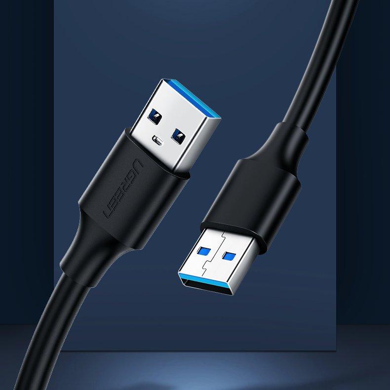 UGREEN KÁBEL USB 2.0 (SAMEC) - USB 2.0 (SAMEC) 2 M ČIERNY (US128 10311)