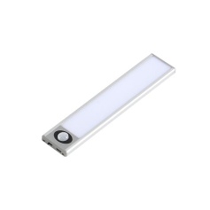 USB PIR podskrinková lampa 20cm 1w strieborná