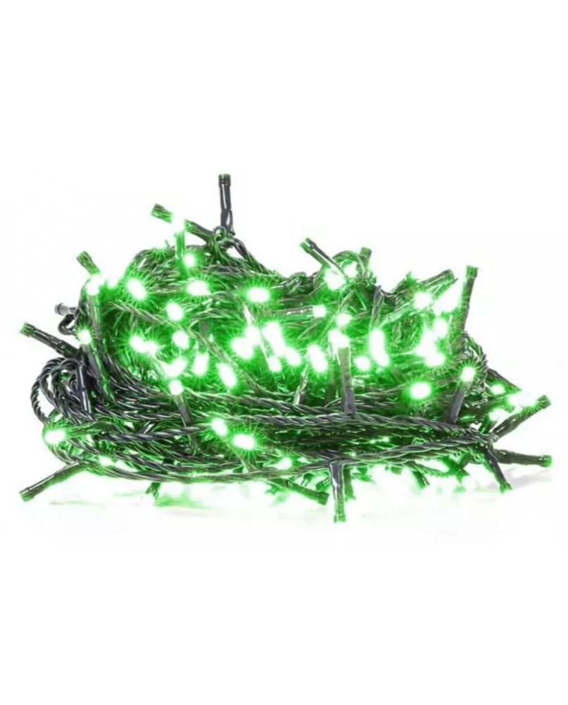 Vianočná LED reťaz 10M – zelená, 100 LED, IP44, 220–240V