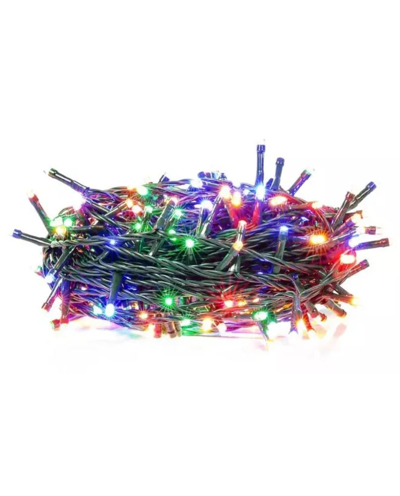 Vianočná LED reťaz 15M – multikolor, 300 LED, IP44