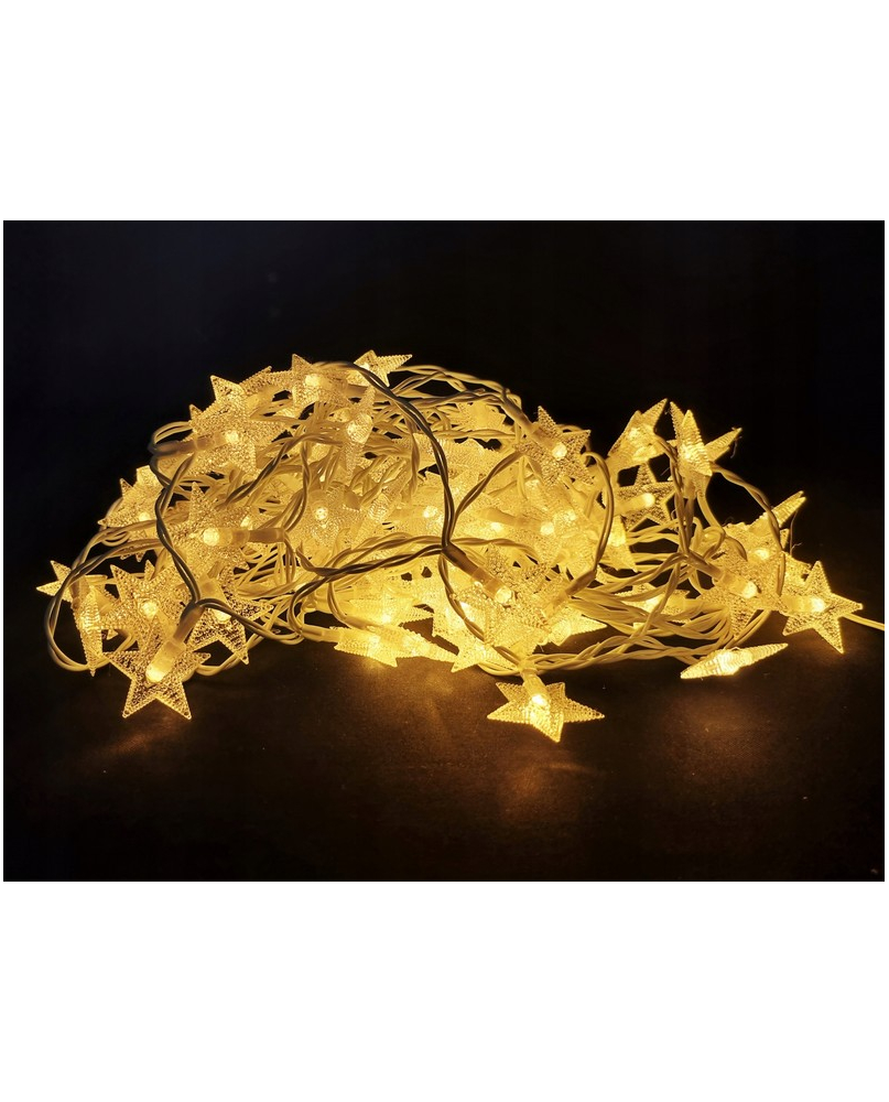 Vianočná LED reťaz WW 10M – teplá biela, 100 LED, IP44