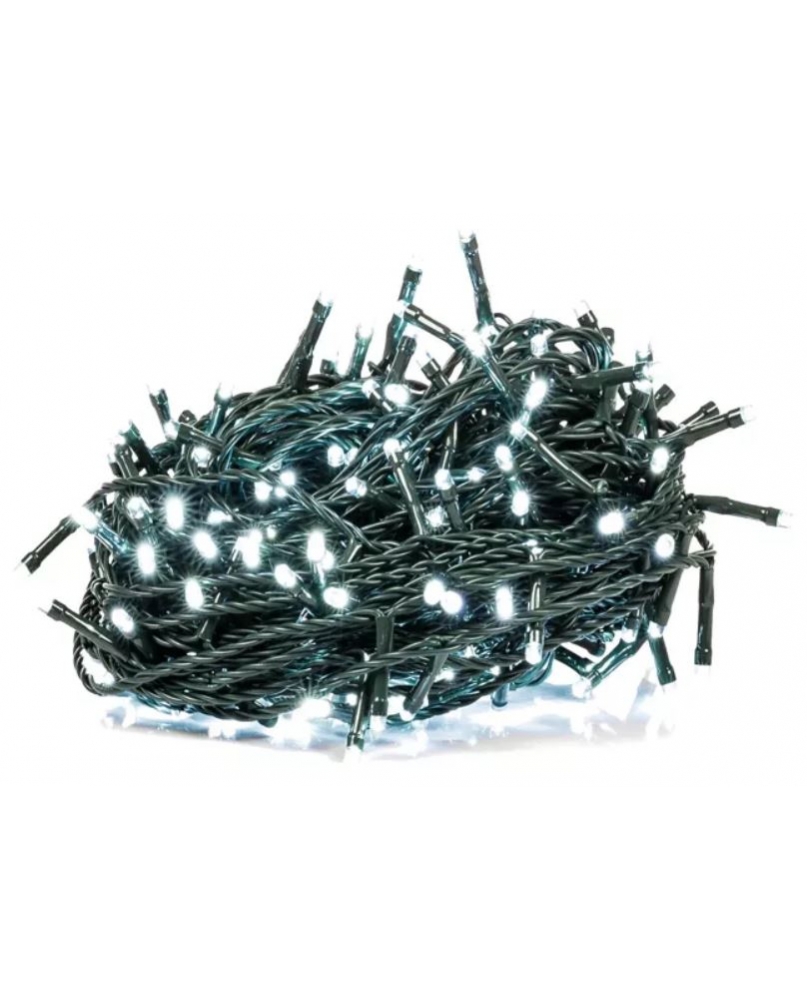 Vianočná reťaz CW 10m 200 LED, IP44 - Nadpájateľná