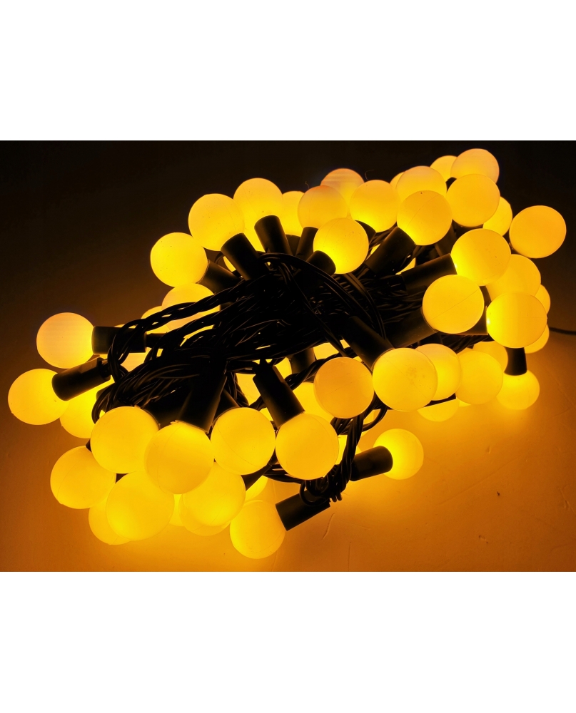 Vianočná LED reťaz LED WW 7M – teplá biela, 100 LED, IP44