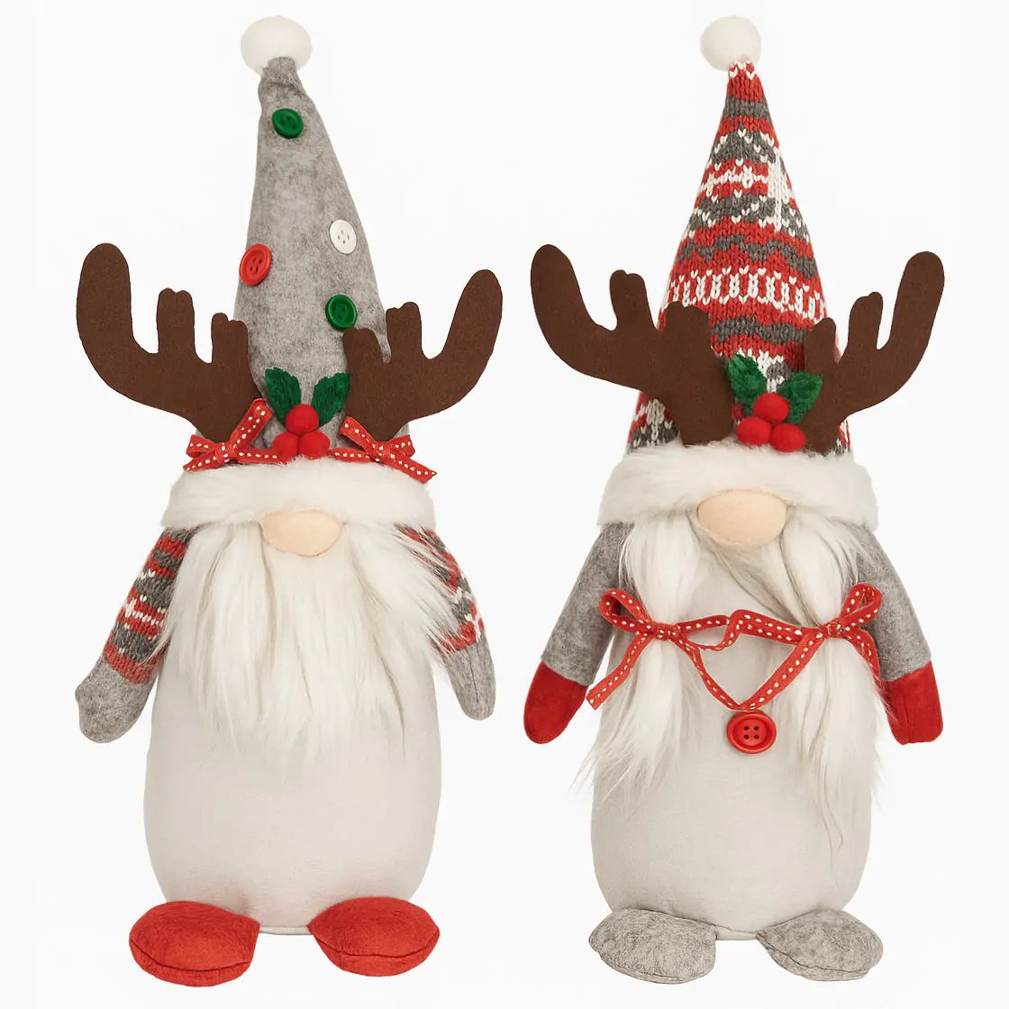 Vianočný škriatok / trpaslík 39 cm – dekorácia, ozdoba, Santa Claus