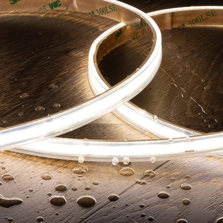 Vodeodolný ohybný LED pás 230V COB IP65 10W/m – Neutrálna biela 4000K – 1 meter