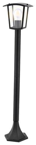 Vonkajšia záhradná LED lampa Rabalux TAVERNA E27, IP44, tyč 90 cm, čierna