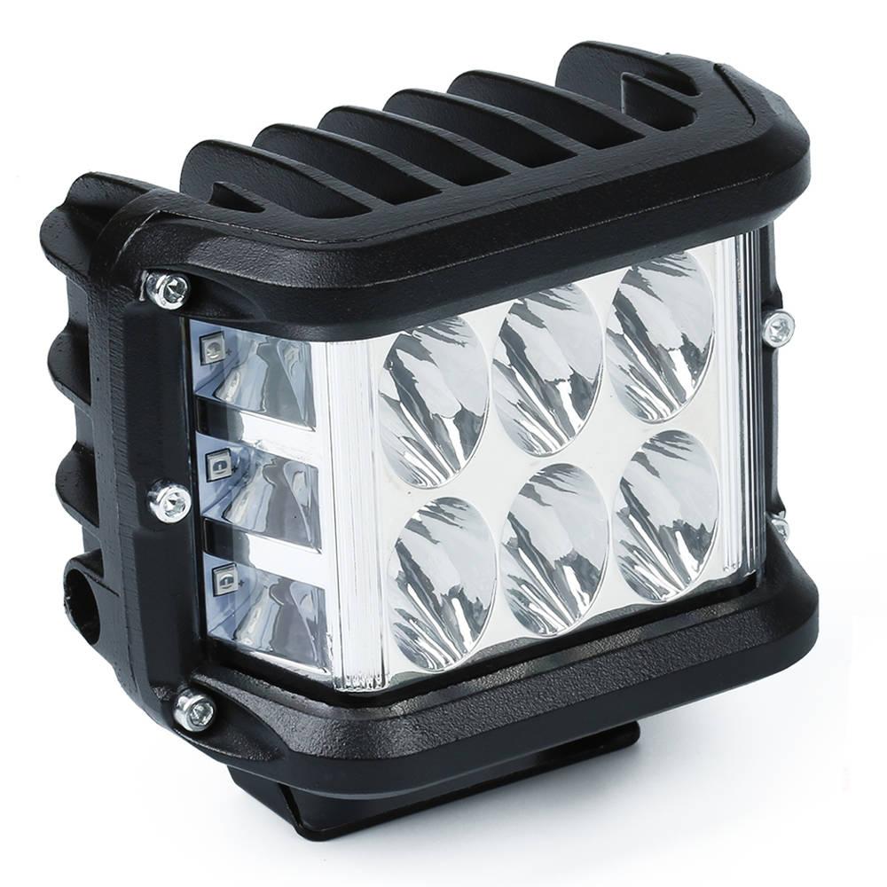 PRACOVNÁ LAMPA 35W | DUAL LED - BIELA (KONŠTANTNÁ) A ORANŽOVÁ (SEKVENČNÁ) | 1 KUS