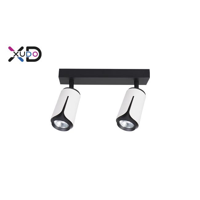 XD-IK262W GU10 LED nástenné svietidlo x2 biele + čierne
