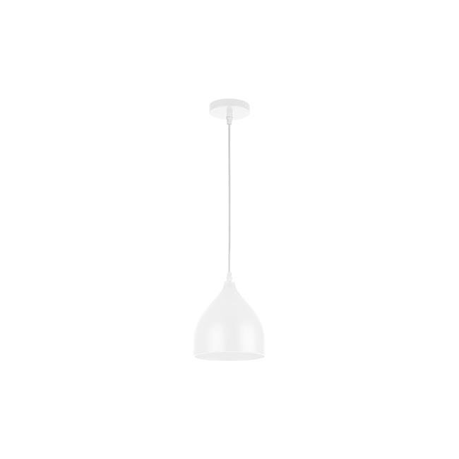 Závesná lampa Como x1 E27, biela