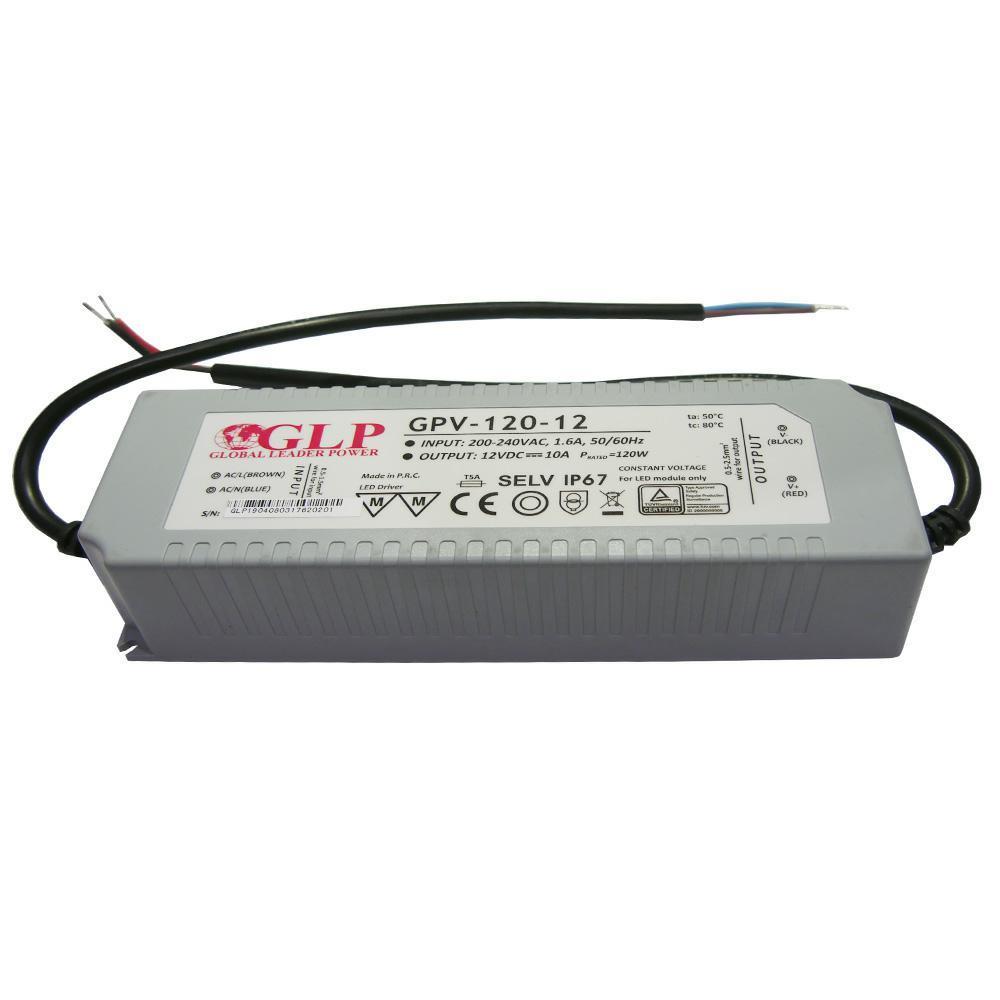 ZDROJ LED GPV 120W 12V DC IP67 GPV-120-12