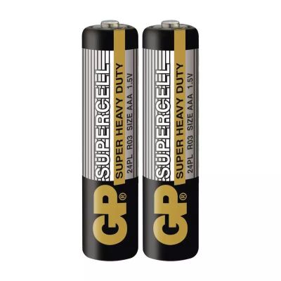 Zinko-uhlíková batéria GP Supercell R03 (AAA) balenie